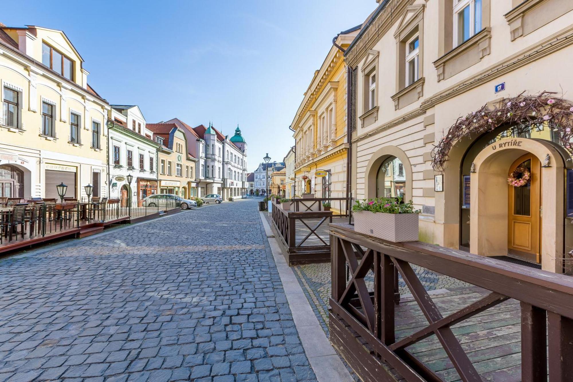 Hotel U Rytire Mělník Esterno foto